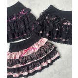 花柄レースティアードミニスカート【大きいサイズ有】 韓国 夢展望 | 夢展望 | 詳細画像16