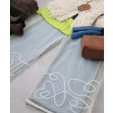 裾コード刺繍チュールレイヤードパンツ 韓国 夢展望 | 夢展望 | 詳細画像3