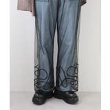 裾コード刺繍チュールレイヤードパンツ 韓国 夢展望 | 夢展望 | 詳細画像15