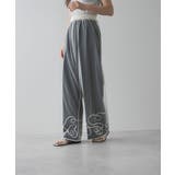 裾コード刺繍チュールレイヤードパンツ 韓国 夢展望 | 夢展望 | 詳細画像20