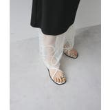 裾コード刺繍チュールレイヤードパンツ 韓国 夢展望 | 夢展望 | 詳細画像24