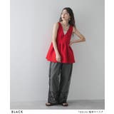 裾コード刺繍チュールレイヤードパンツ 韓国 夢展望 | 夢展望 | 詳細画像26