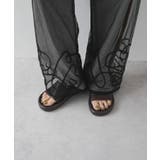 裾コード刺繍チュールレイヤードパンツ 韓国 夢展望 | 夢展望 | 詳細画像30