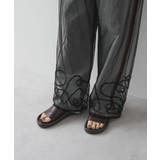 裾コード刺繍チュールレイヤードパンツ 韓国 夢展望 | 夢展望 | 詳細画像31