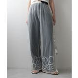 裾コード刺繍チュールレイヤードパンツ 韓国 夢展望 | 夢展望 | 詳細画像35