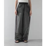 裾コード刺繍チュールレイヤードパンツ 韓国 夢展望 | 夢展望 | 詳細画像42