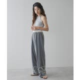 裾コード刺繍チュールレイヤードパンツ 韓国 夢展望 | 夢展望 | 詳細画像32 