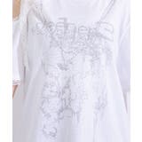 シルバープリント肩魅せレースリボンワンショルダーカットソートップス 韓国 夢展望 | 夢展望 | 詳細画像11 