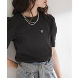 パフスリーブロゴ刺繍Tシャツ 韓国 夢展望 | 夢展望 | 詳細画像10