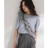 パフスリーブロゴ刺繍Tシャツ 韓国 夢展望 | 夢展望 | 詳細画像12