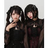 スタッズジップシアーボレロレースフリルキャミワンピース 量産型 地雷系 夢展望 | DearMyLove | 詳細画像2