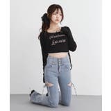刺?レタリングクロップドカットソー【大きいサイズ有り】 量産型 地雷系 夢展望 | DearMyLove | 詳細画像18 