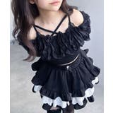 レースフリルティアードミニスカパン【スカート】【大きいサイズ有】 韓国 夢展望 | 夢展望 | 詳細画像7