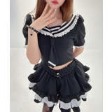 レースフリルティアードミニスカパン【スカート】【大きいサイズ有】 韓国 夢展望 | 夢展望 | 詳細画像19