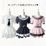 レースフリルティアードミニスカパン【スカート】【大きいサイズ有】 韓国 夢展望 | 夢展望 | 詳細画像2 