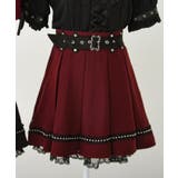 ボックスタッククロスベルトループスタッズレーススカート 量産型 地雷系 夢展望 | DearMyLove | 詳細画像17 