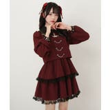 角襟十字架スタッズベルトティアードワンピース 量産型 地雷系 夢展望 | DearMyLove | 詳細画像5