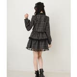 角襟十字架スタッズベルトティアードワンピース 量産型 地雷系 夢展望 | DearMyLove | 詳細画像13