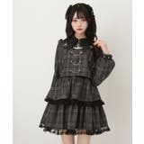 角襟十字架スタッズベルトティアードワンピース 量産型 地雷系 夢展望 | DearMyLove | 詳細画像14