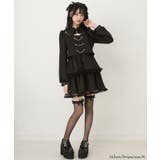 角襟十字架スタッズベルトティアードワンピース 量産型 地雷系 夢展望 | DearMyLove | 詳細画像17