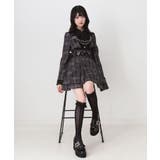 ジャケット風チェーンネクタイベルトプリーツワンピース 量産型 地雷系 夢展望 | DearMyLove | 詳細画像20 