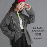 ビックカフスチェックシャツ 韓国 夢展望 | 夢展望 | 詳細画像1 