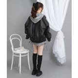 裾ドロストオーバーサイズ合皮ブルゾン【ジャケット】【コート】 韓国 夢展望 | 夢展望 | 詳細画像11