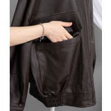 裾ドロストオーバーサイズ合皮ブルゾン【ジャケット】【コート】 韓国 夢展望 | 夢展望 | 詳細画像19