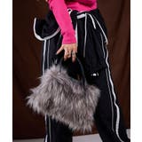 グレー | カラーファーボストンバッグ 韓国 夢展望 | 夢展望