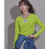 背あきカップ付きカラーロンT 韓国 夢展望 | 夢展望 | 詳細画像3 