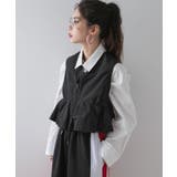 【最上もが着用】ビスチェデザインバルーンベストトップス 韓国 夢展望 | 夢展望 | 詳細画像5 