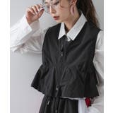 【最上もが着用】ビスチェデザインバルーンベストトップス 韓国 夢展望 | 夢展望 | 詳細画像7 