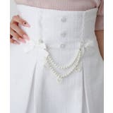 ハイウエストツイードパールビジュースカート 量産型 地雷系 夢展望 | DearMyLove | 詳細画像8