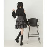 フリルレースアップリボンスカート 量産型 地雷系 夢展望 | DearMyLove | 詳細画像3