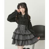 フリルレースアップリボンスカート 量産型 地雷系 夢展望 | DearMyLove | 詳細画像6