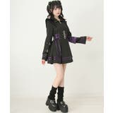 十字架アームバンドサイドレースアップフリルファスナーワンピース 量産型 地雷系 | DearMyLove | 詳細画像4