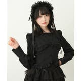 ゴシック風十字架バラレースフリルセーラーブラウス 量産型 地雷系 夢展望 | DearMyLove | 詳細画像4 