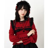 ゴシック風十字架バラレースフリルセーラーブラウス 量産型 地雷系 夢展望 | DearMyLove | 詳細画像9 