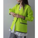 ダンボールニットバイカラーカーディガン 韓国 夢展望 | 夢展望 | 詳細画像32 