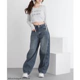 バレルレッグシンプデニムパンツ 量産型 地雷系 夢展望 | DearMyLove | 詳細画像3