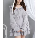 ティアードフリルミニキャミワンピ&パーカーセットアップ 量産型 地雷系 | DearMyLove | 詳細画像9