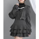 ティアードフリルミニキャミワンピ&パーカーセットアップ 量産型 地雷系 | DearMyLove | 詳細画像33