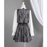 ヨークフリルレースアップセットアップ風ドッキングワンピース 量産型 地雷系 | DearMyLove | 詳細画像16