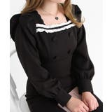 フリルリボンマーメイドワンピース【大きいサイズ有り】 量産型 地雷系 夢展望 | DearMyLove | 詳細画像17 