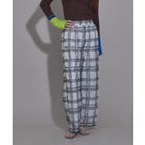 シアーチェック柄レースパンツ 韓国 夢展望 | 夢展望 | 詳細画像2 