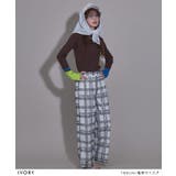 シアーチェック柄レースパンツ 韓国 夢展望 | 夢展望 | 詳細画像3 