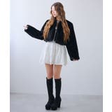 フェイクファーティペット付きショートコート【大きいサイズ有り】 量産型 地雷系 | DearMyLove | 詳細画像13 