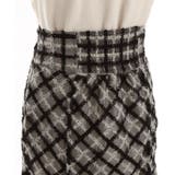 【4Lー6L】ラメツイードチェックマーメイドスカート 韓国 夢展望 | 夢展望 | 詳細画像11 