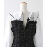 丸襟ブラウスドッキングツイードワンピース【大きいサイズ有り】 量産型 地雷系 | DearMyLove | 詳細画像14 