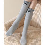 チェックフリルリボンハイソックス 量産型 地雷系 夢展望 | DearMyLove | 詳細画像4 